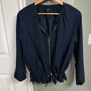 Ann Taylor Factory Navy Bomber Jacket